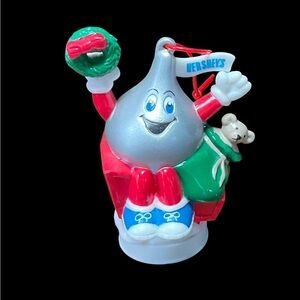 Vintage 1995 Hershey Kiss Christmas Ornament.